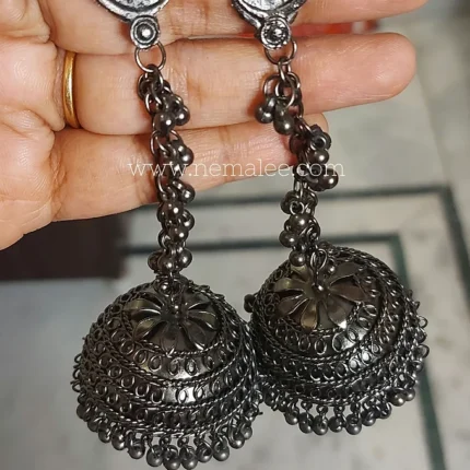 Long chain black polish jumkha