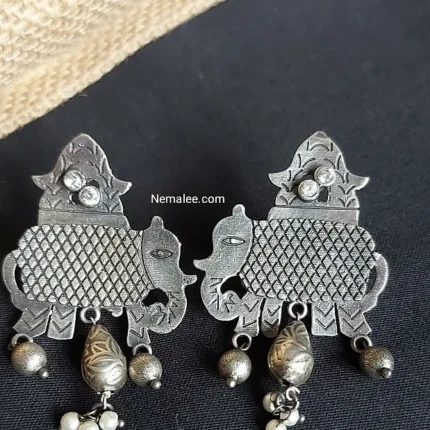 Elephant design silver replica