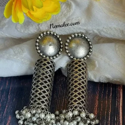 Silver danglers
