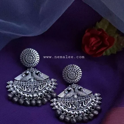 Mrudula-92.5 silver polish earrings