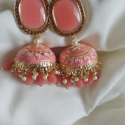 Pastel pink light weight jumkha