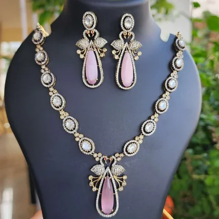 Mithila- premium quality victorian plated neckset