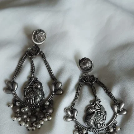 Mayur with chains- SLA  earrings