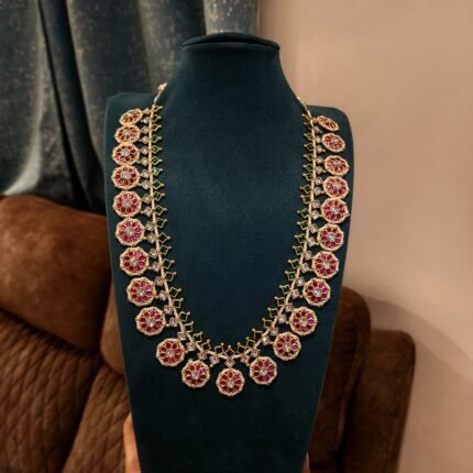 Handmade  jadau bottu mala