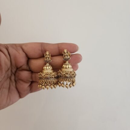 Lakshmi antique medium size jumkha